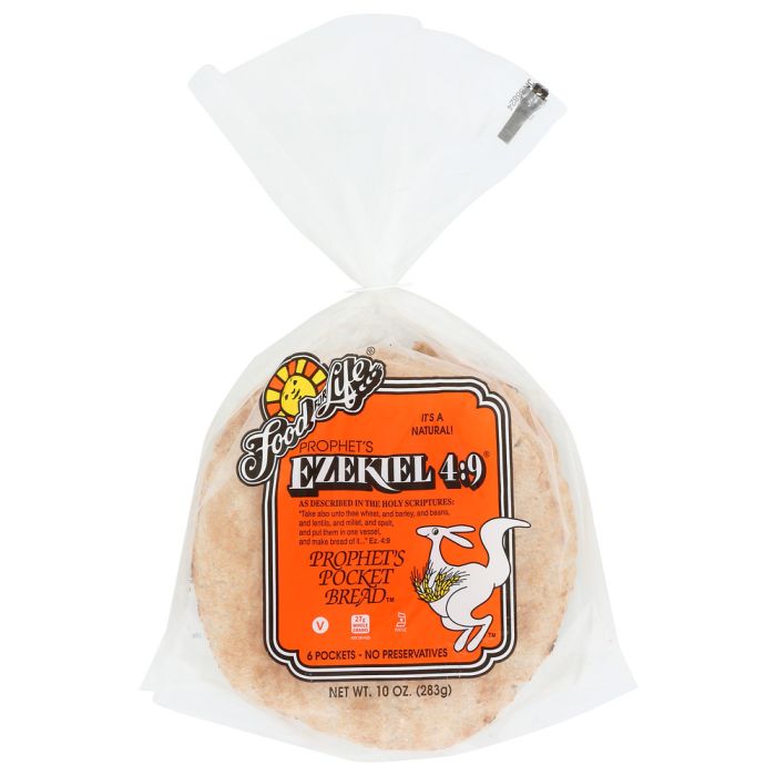 FOOD FOR LIFE: Bread Pocket Ezekiel, 10 oz