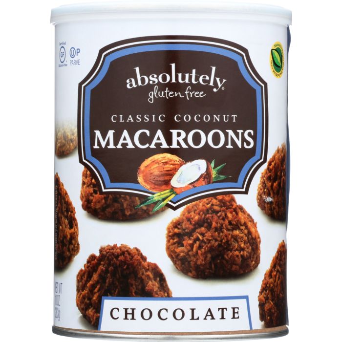 ABSOLUTELY GLUTEN FREE: Chocolate Macaroons, 10 oz