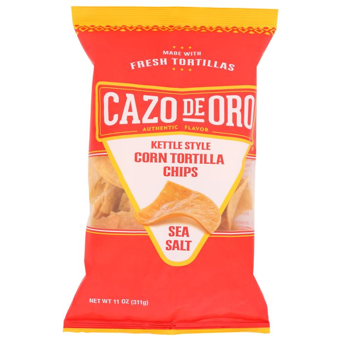 CAZO DE ORO: Chips Tortilla Original, 11 OZ