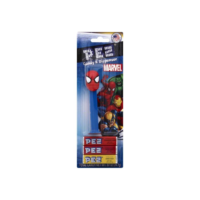 PEZ: Dispenser Blister Marvel Hero, .87 oz