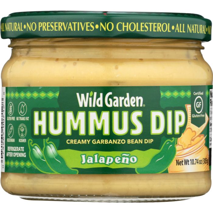 WILD GARDEN: Hummus Dip Jalapeno, 10.74 oz