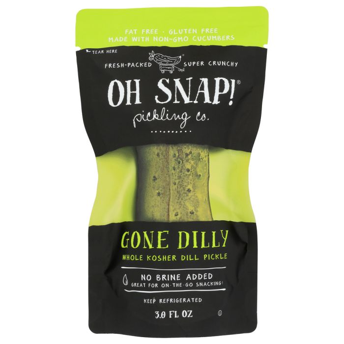 OH SNAP: Gone Dilly Fresh Kosher Dill Pickle, 3 oz