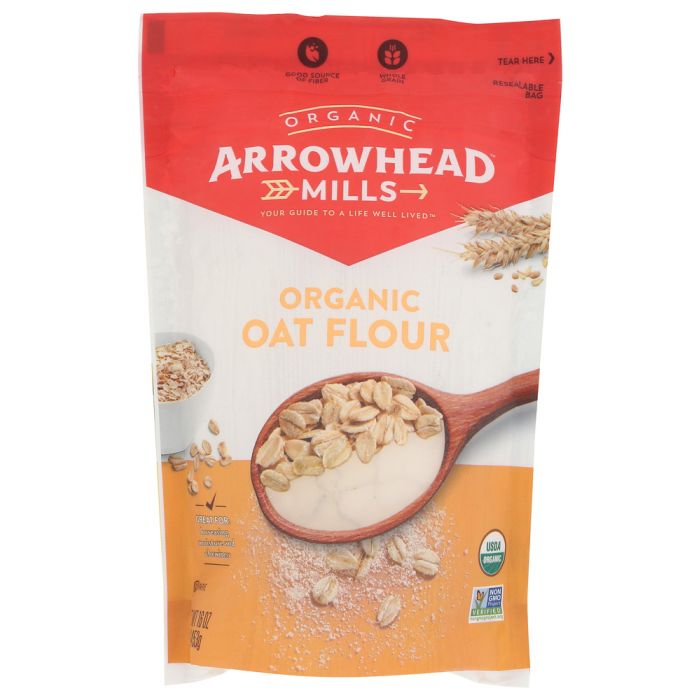 ARROWHEAD MILLS: Organic Oat Flour, 16 oz