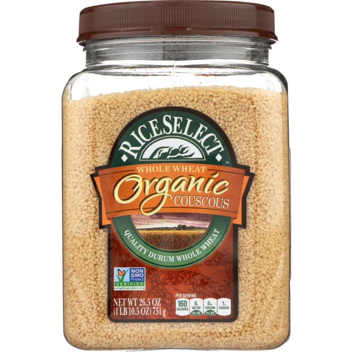 RICESELECT: Organic Whole Wheat Couscous, 26.5 oz