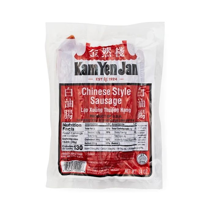 KAM YEN JAN: Chinese Style Sausage, 14 oz