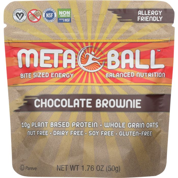 METABALL: Energy Bites Sized Chocolate Brownie, 1.76 oz