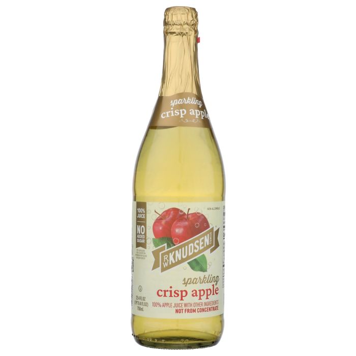 KNUDSEN: Sparkling Crisp Apple Cider, 25.4 fo
