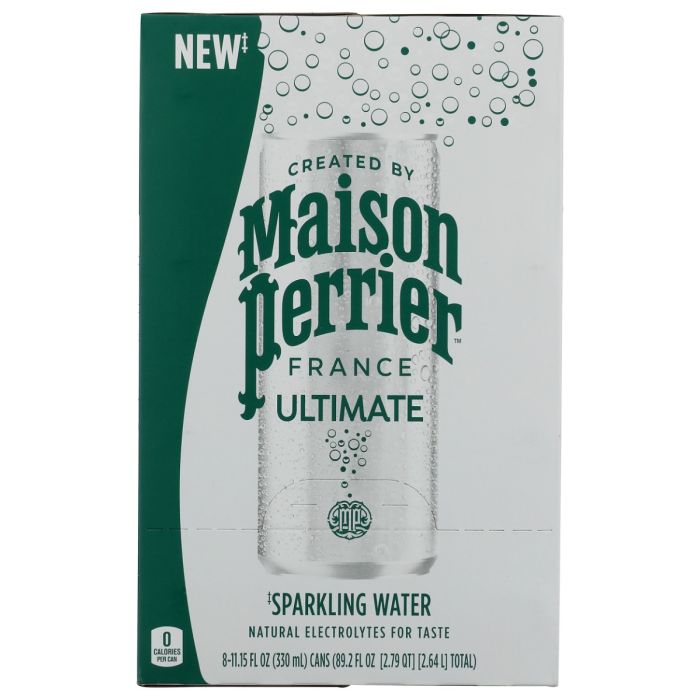 MAISON PERRIER: Ultimate Unflavored Sparkling Water 8pk, 89.2 fo