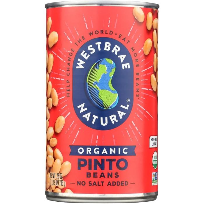 WESTBRAE: Organic Pinto Bean, 25 oz