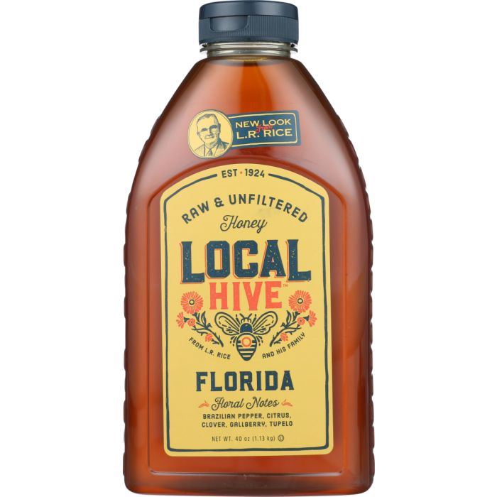 LOCAL HIVE: Florida Raw and Unfiltered Honey, 40 oz