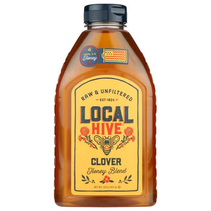 LOCAL HIVE: Clover Honey Blend, 32 oz