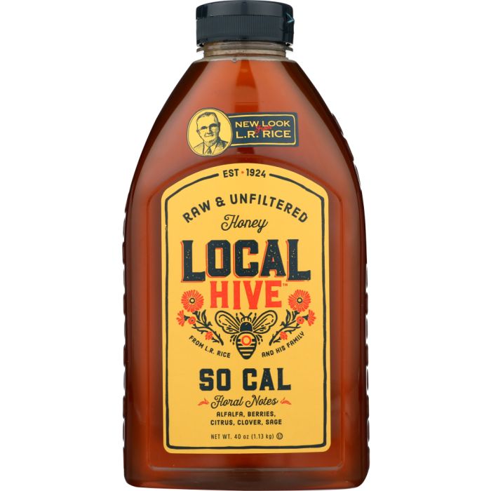LOCAL HIVE: Raw and Unfiltered So Cal Honey, 40 oz