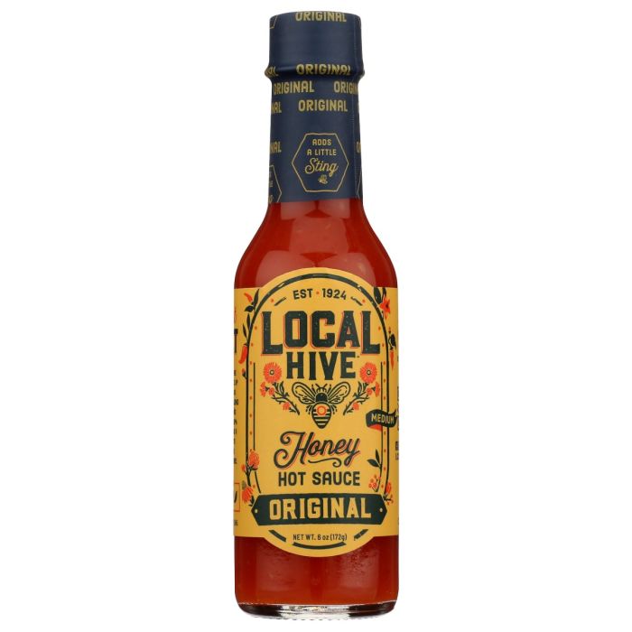 LOCAL HIVE: Original Honey Hot Sauce, 6 oz
