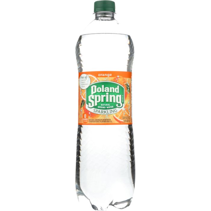 POLAND SPRINGS: Water Spring Sparkle Orange, 1 lt