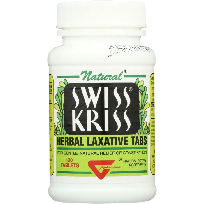 SWISS KRISS: Herbal Laxative Tabs, 120 tb