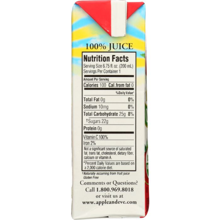 APPLE & EVE: 100% Fruit Punch Juice 3 Pack Organic, 200 ml