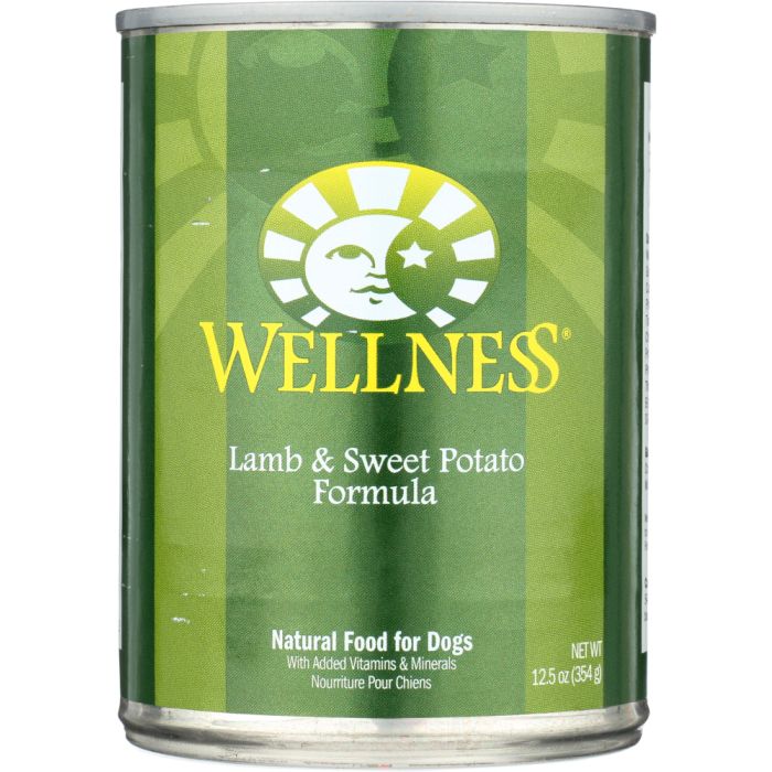 WELLNESS: Lamb & Sweet Potatoes Dog Food, 12.5 oz