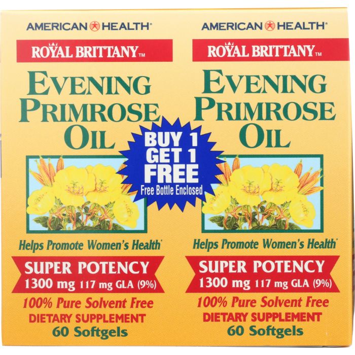 AMERICAN HEALTH: Evening Primrose Oil 1300 mg, 60 + 60 Softgels
