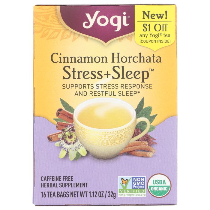 YOGI TEAS : Tea Cinn Hor Strss Sleep, 16 bg