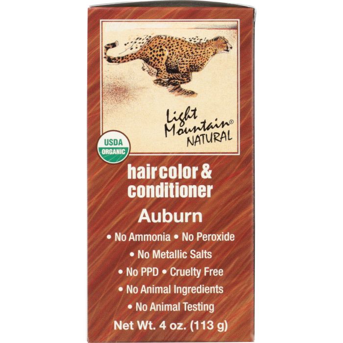 LIGHT MOUNTAIN: Auburn Hair and Color Conditioner, 4 oz