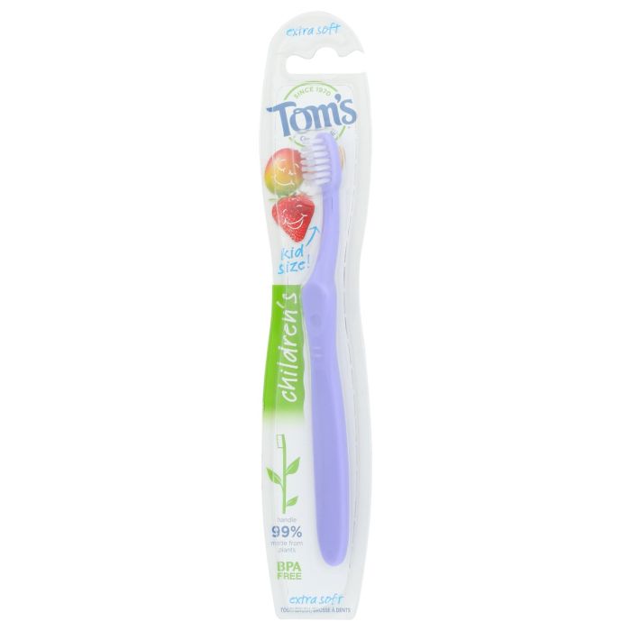 TOMS OF MAINE: Kid Soft Angle Toothbrush, 1 ea