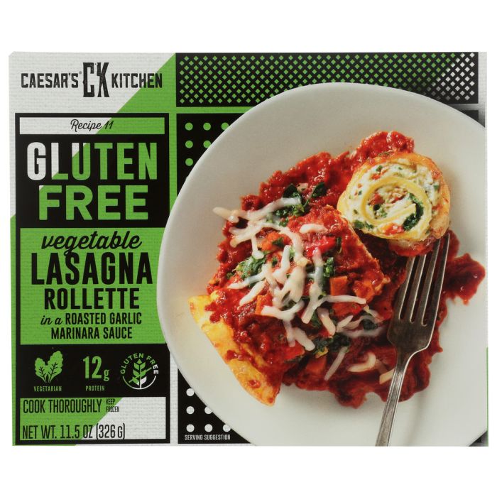 CAESARS KITCHEN: Vegetable Lasagna with Herb Marinara Sauce, 11.5 oz