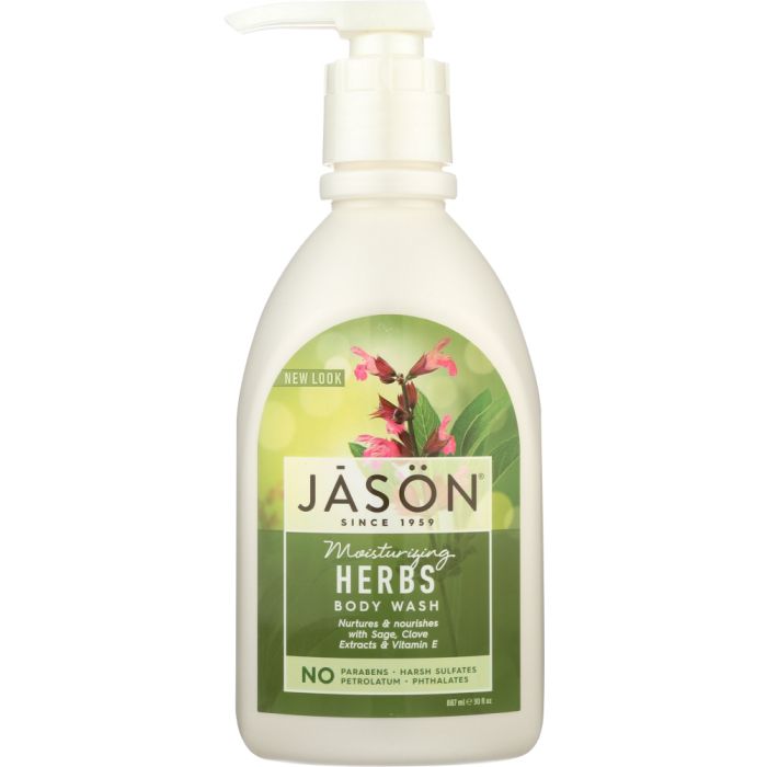 JASON: Body Wash Moisturizing Herbs, 30 oz