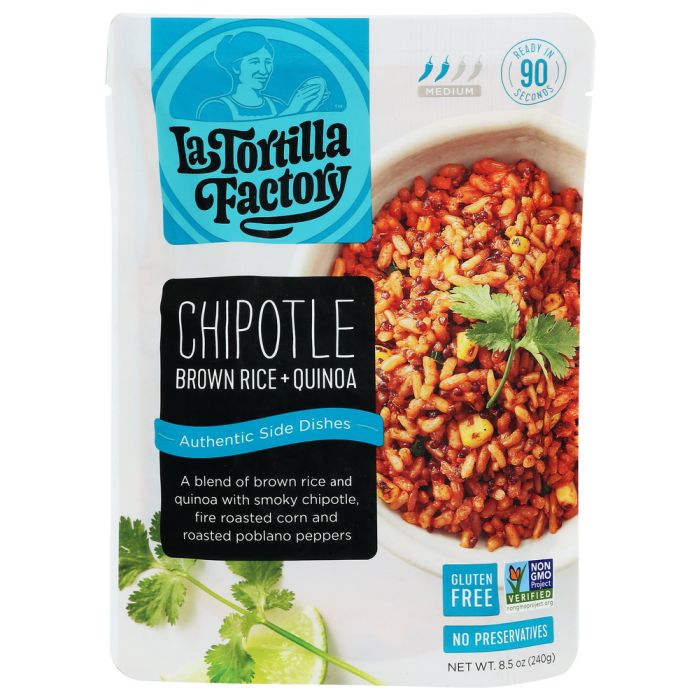 LA TORTILLA FACTORY: Chipotle Brown Rice + Quinoa, 8.5 oz