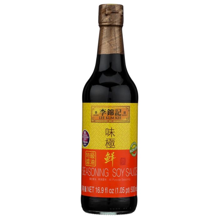 LEE KUM KEE: Seasoning Soy Sauce, 16.9 fo