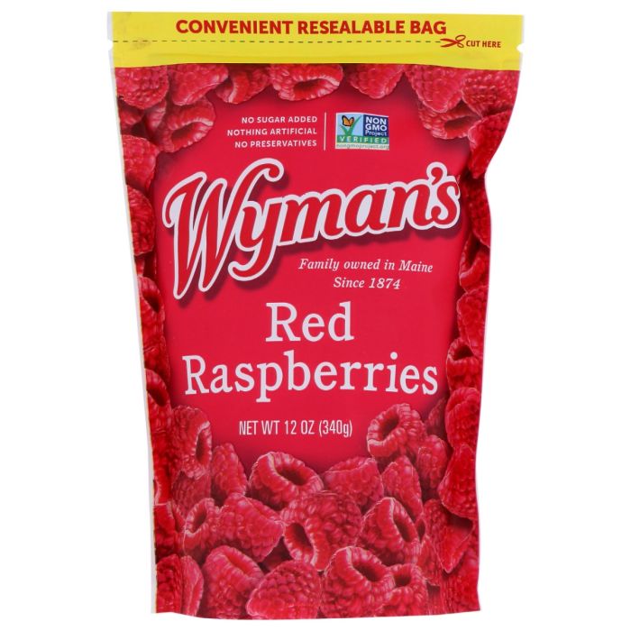 WYMANS: Red Raspberries, 12 oz