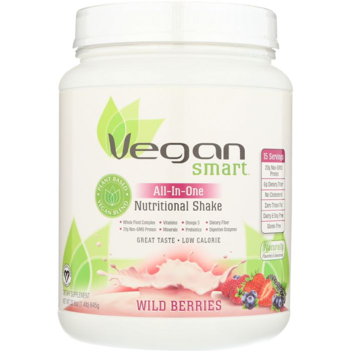 NATURADE: VeganSmart All-In-One Nutritional Shake Wild Berries, 22.8 Oz