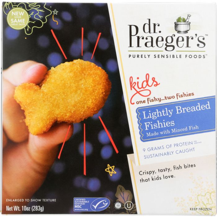 DR. PRAEGER'S: Kids Lightly Breaded Fishies, 10 oz