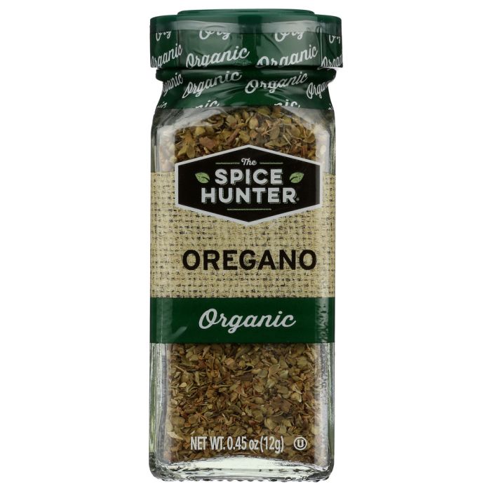 THE SPICE HUNTER: 100% Organic Oregano, 0.45 oz