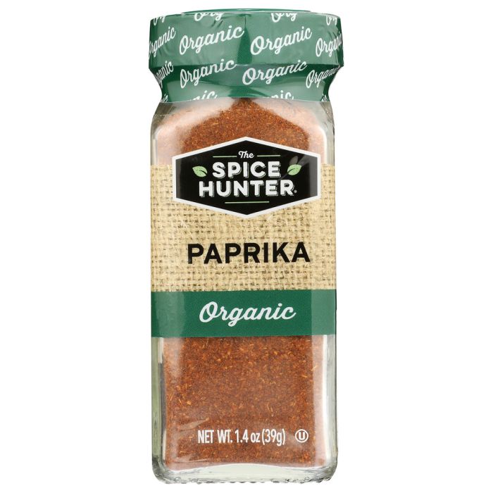 SPICE HUNTER: 100% Organic Ground Paprika, 1.4 oz