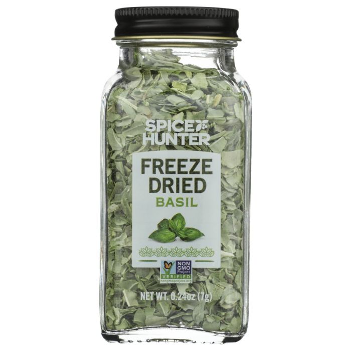SPICE HUNTER: Freeze Dried Basil, 0.24 oz