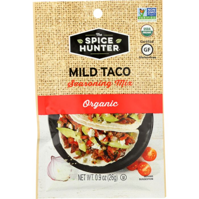 SPICE HUNTER: Organic Mild Taco Seasoning Mix, 0.9 oz