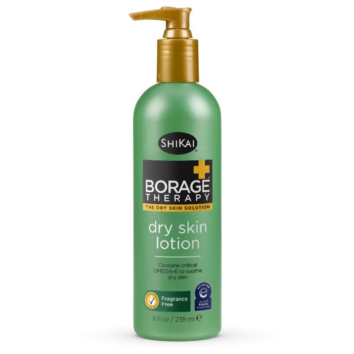 SHIKAI: Borage Therapy Dry Skin Lotion Original Unscented, 8 oz
