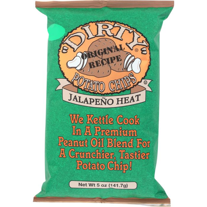 DIRTY POTATO CHIP: Chip Potato Jalapeno Heat, 5 oz