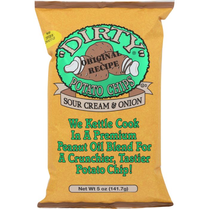 DIRTY POTATO CHIP: Chip Potato Sour Cream & Onion, 5 oz