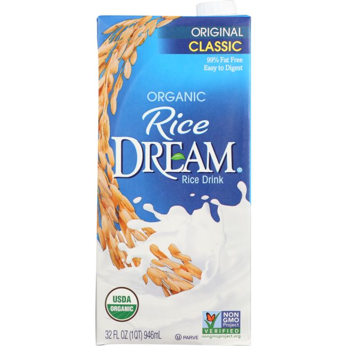 RICE DREAM: Organic Rice Drink Classic Original, 32 Oz