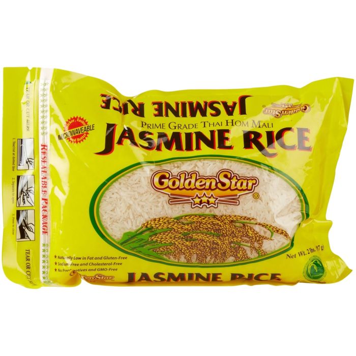 GOLDEN STAR: Jasmine Rice Premium Grade, 2 lb