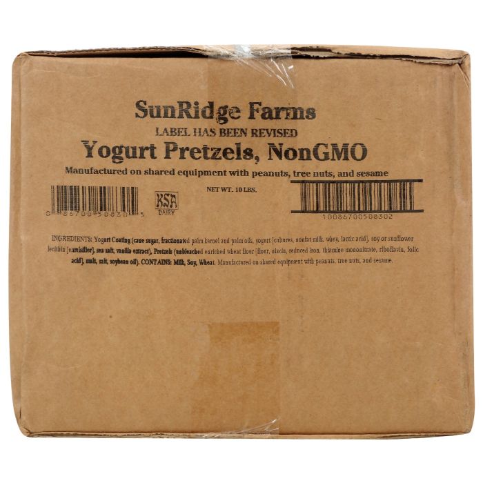 SUNRIDGE FARM: Yogurt Pretzels Bulk, 10 lb