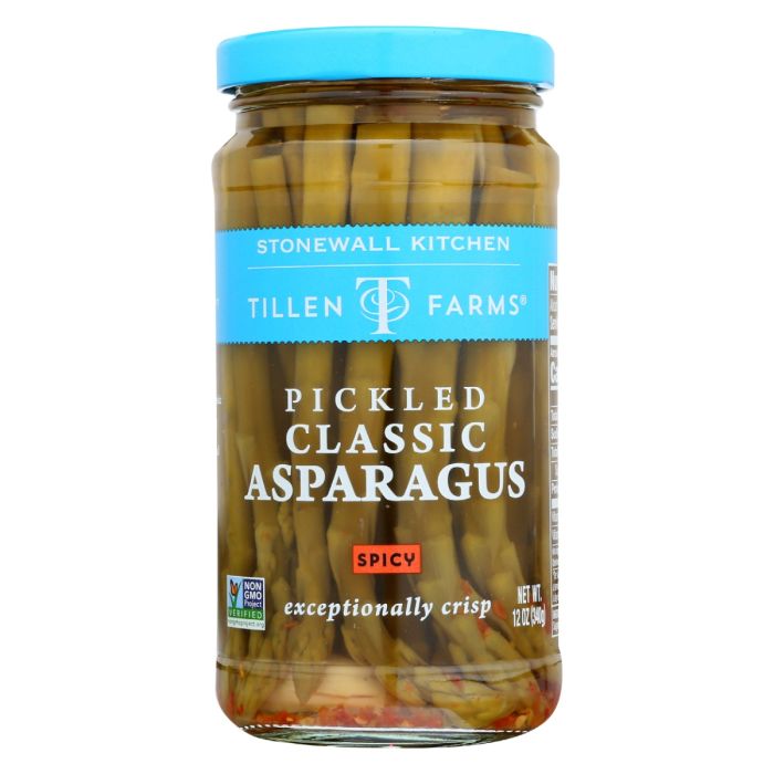 TILLEN FARMS: Pickled Asparagus Spicy, 12 oz