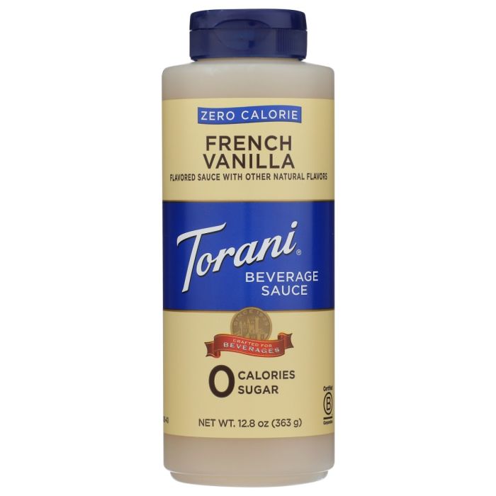TORANI: Zero Calorie French Vanilla Beverage Sauce, 12.8 fo