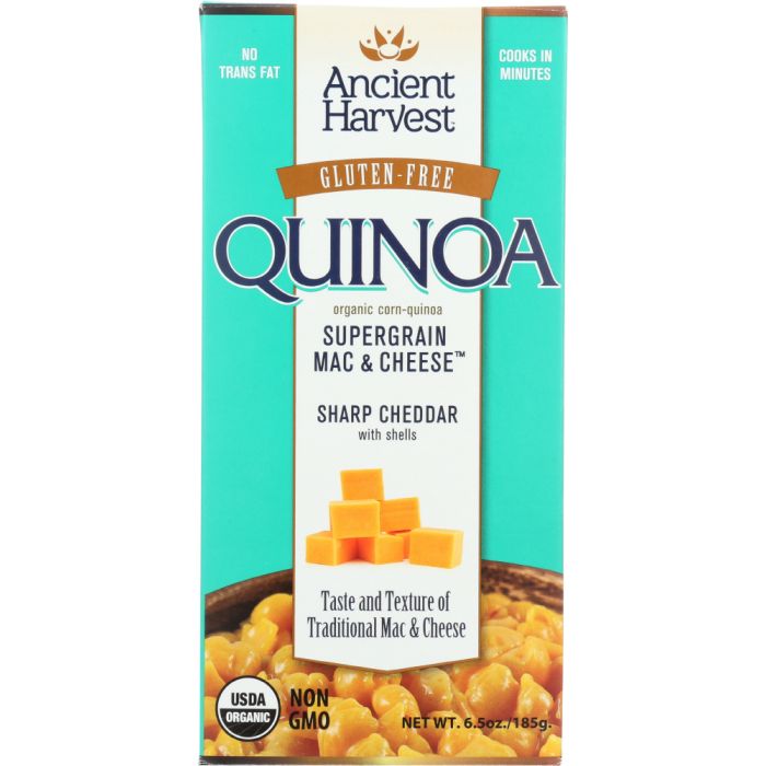 ANCIENT HARVEST: Quinoa Supergrain Mac & Cheese Sharp Cheddar, 6.5 oz