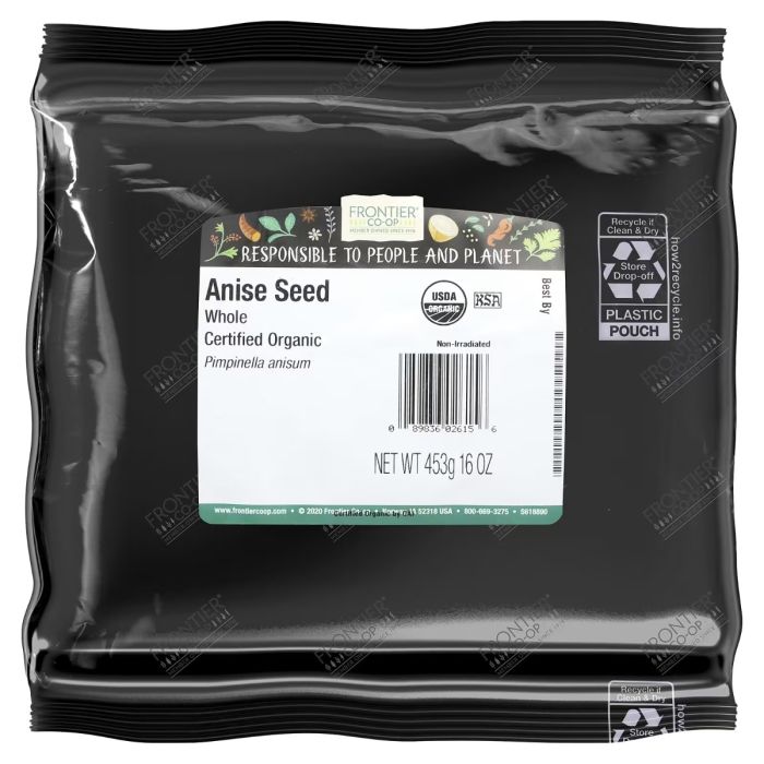 FRONTIER BULK: Whole Anise Seed, 16 oz