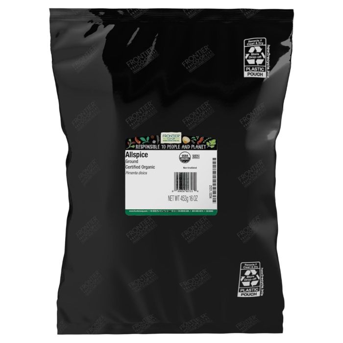 FRONTIER BULK: Organic Allspice Powder, 16 oz