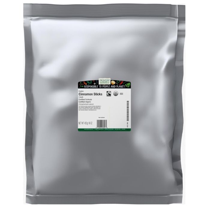 FRONTIER CO-OP: Organic Ceylon Cinnamon Sticks 3 inc, 16 oz