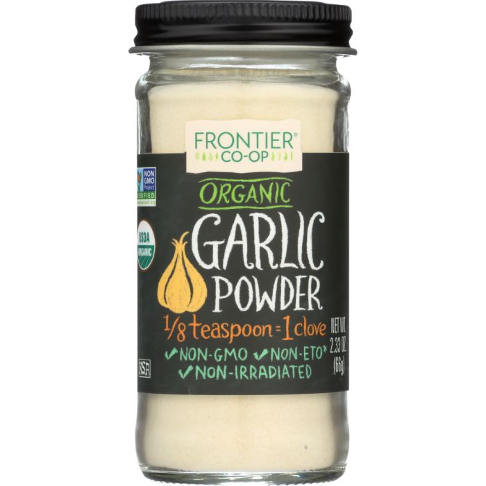 FRONTIER NATURAL PRODUCTS: Organic Garlic Powder, 2.33 oz