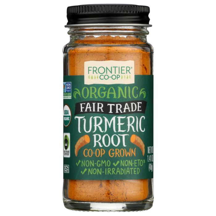 FRONTIER HERB: Organic Tumeric Root Ground Fair Trade,  1.41 oz